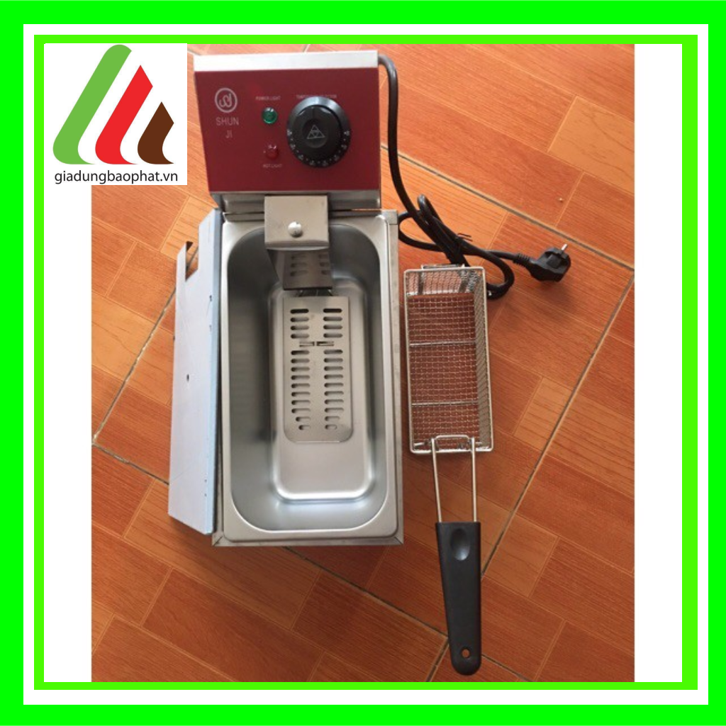 Bếp chiên nhúng điện cỡ nhỏ 4l Shunji chất lượng tiện dụng - bếp điện chiên dầu
