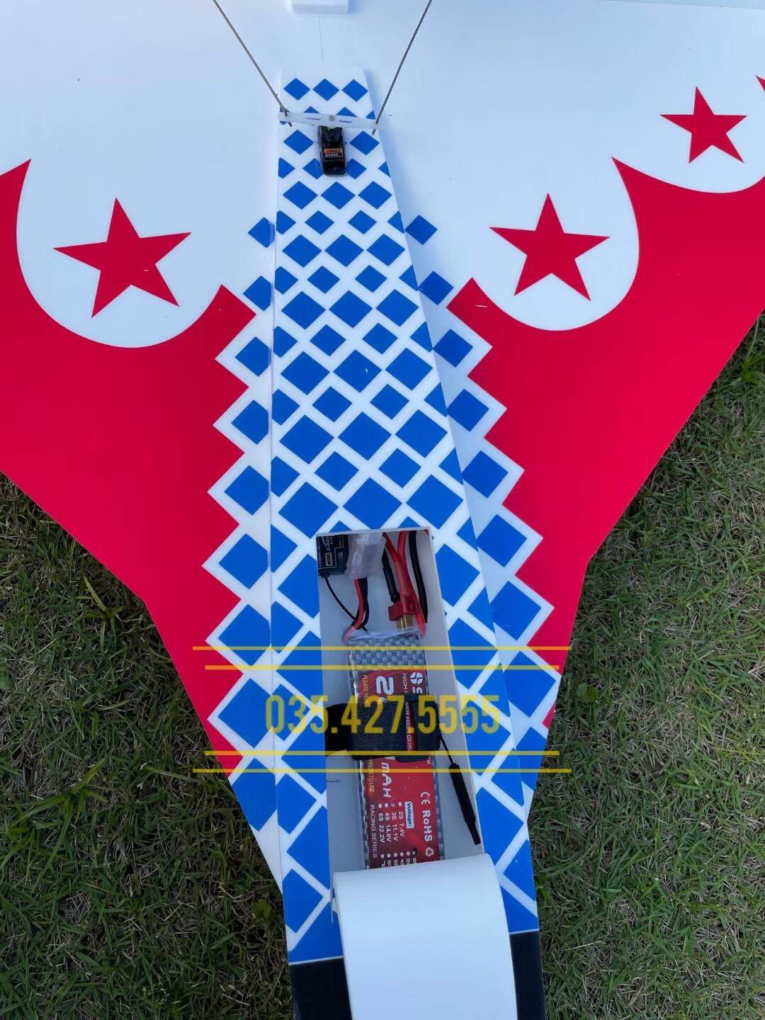 Kit thủy phi cơ xôp mmp sải 74cm đã sơn