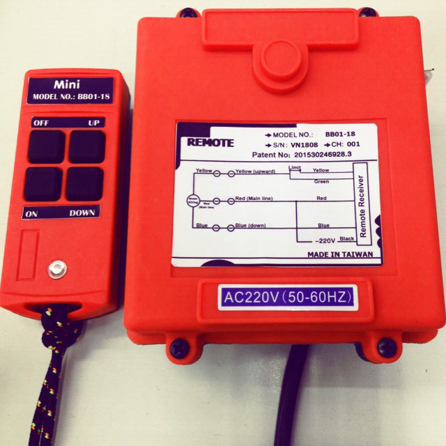 Tời Điện ABG PA400 (200/400kg) - Cáp Dài 12M
