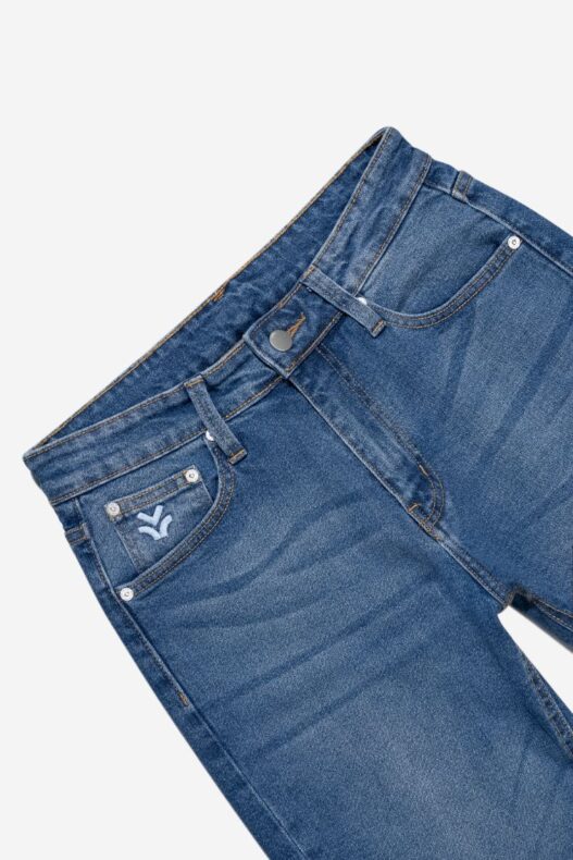 Quần jeans nam Owlbrand Split / Xanh