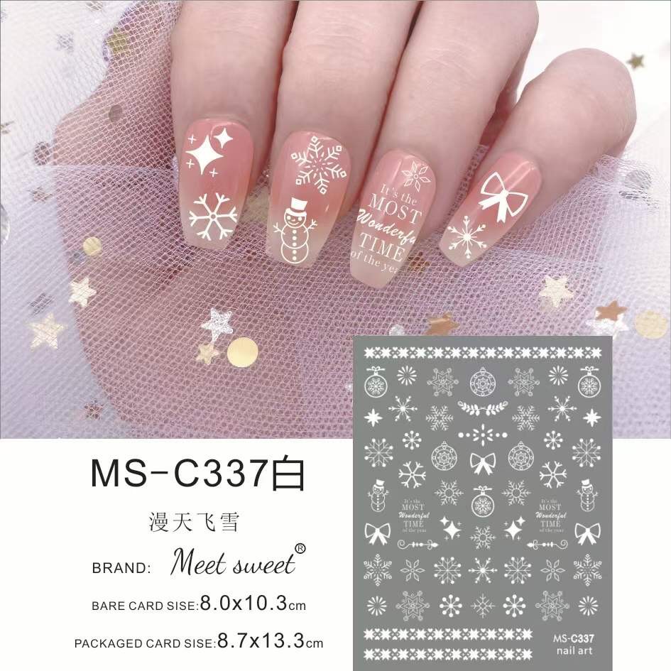 Sticker dán móng hình bông tuyết