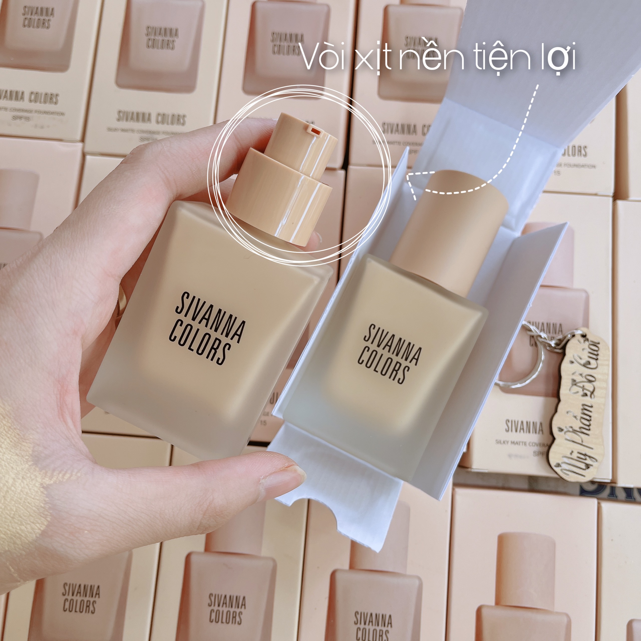 Kem Nền Sivanna Colors Silky Matte Coverage Foundation HF 118 30ml [Chính Hãng]