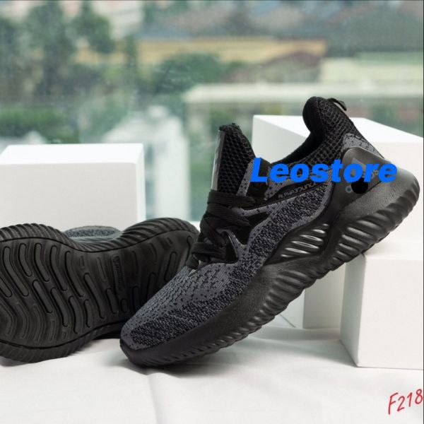 [HCM]Giầy thể thao alphabounce đen ghi nam nữ