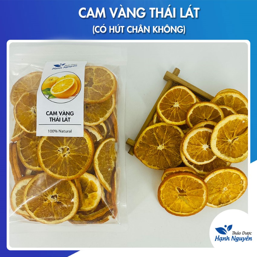 500g trà cam vàng thái lát sấy khô