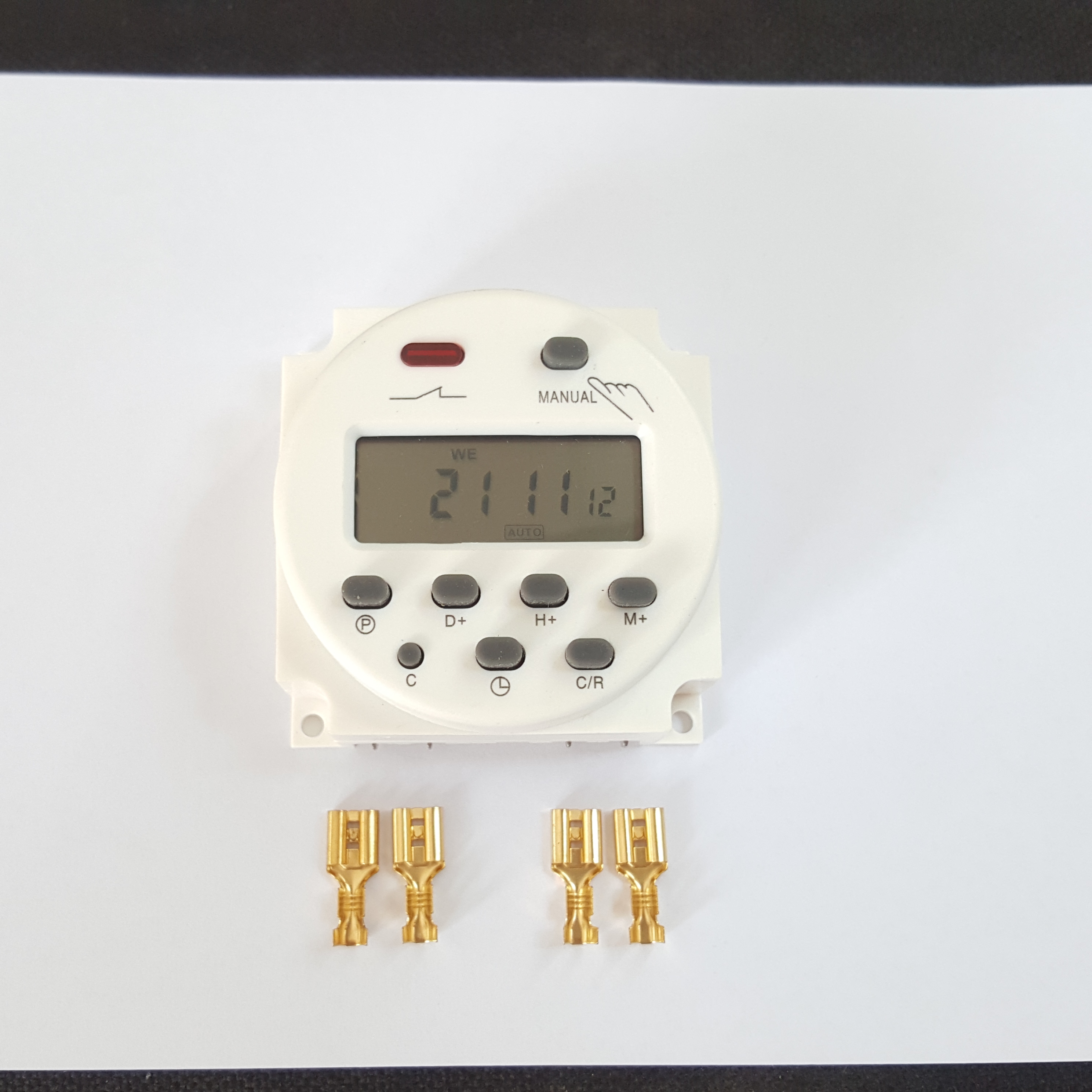 Công tắc hẹn giờ 12 volt màu trắng