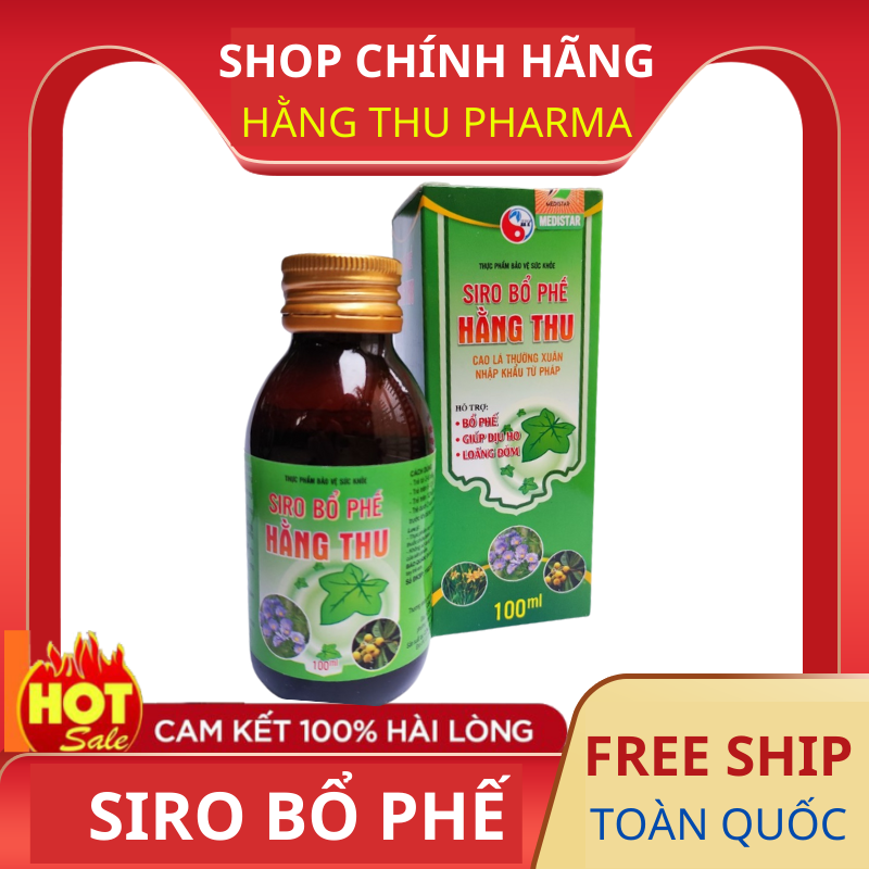 Siro Bổ Phế Hằng Thu Giúp Hết Ho, Bổ Phổi