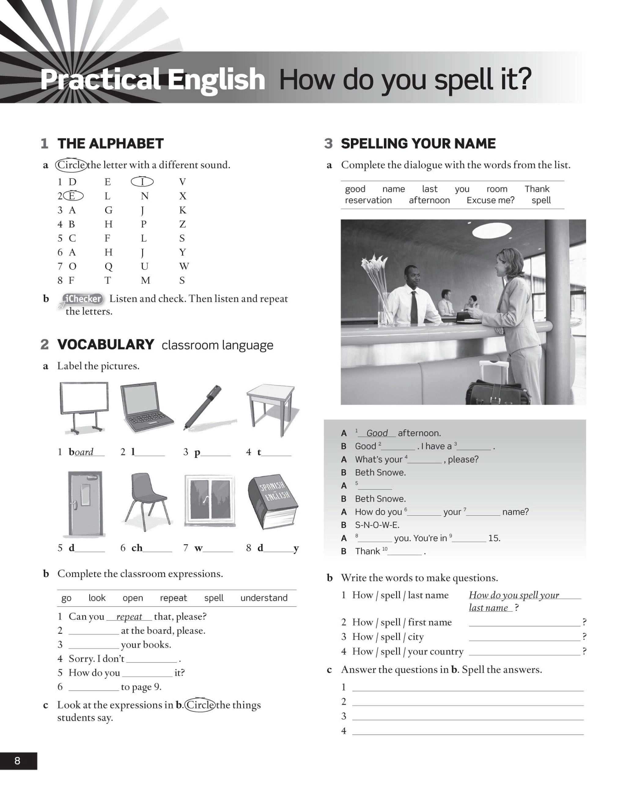 AMERICAN ENGLISH FILE Student's book - Workbook STARTER