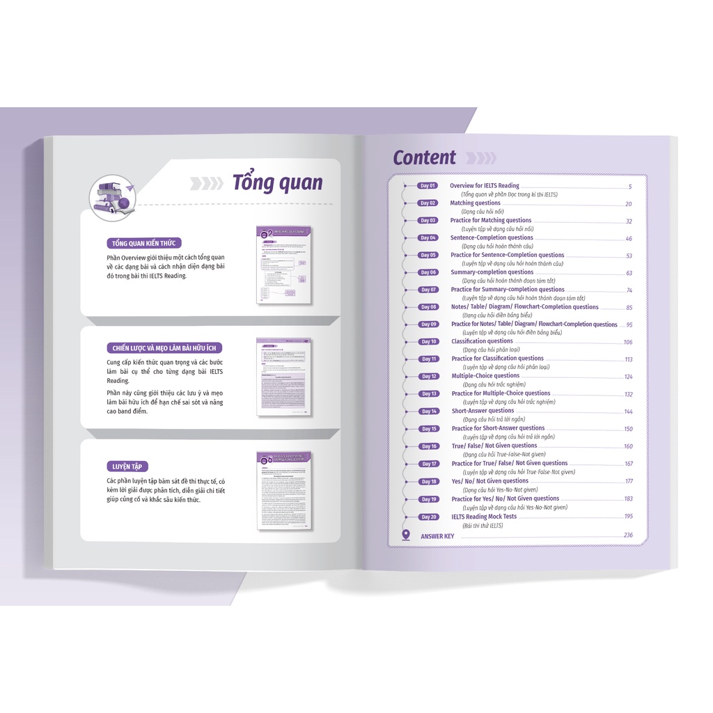Sách IELTS Cấp Tốc - 20 Ngày Reading (Bộ sách đầu tiên giúp giảm 2/3 thời gian ôn thi) - Megabook
