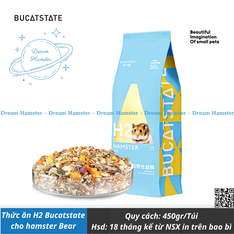 Thức ăn H2 Bucatstate cho Syrian hamster hay Hamster Bear