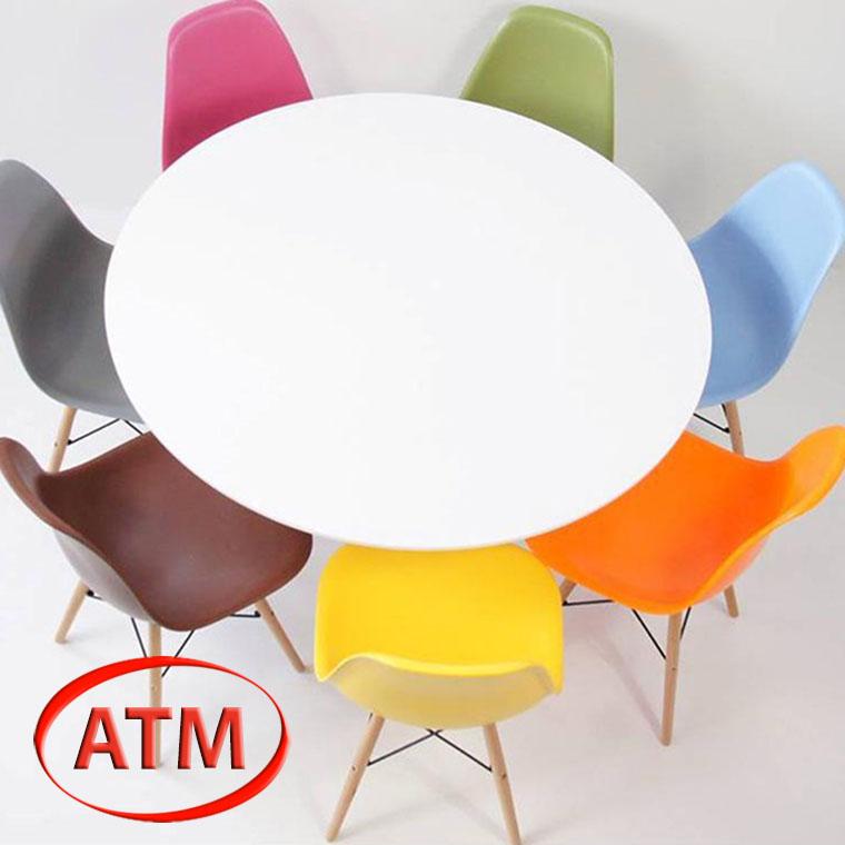 Bộ 4  ghế cafe, ghế EAMES chân gỗ ATM 001G (bộ 4 ghế cùng màu)