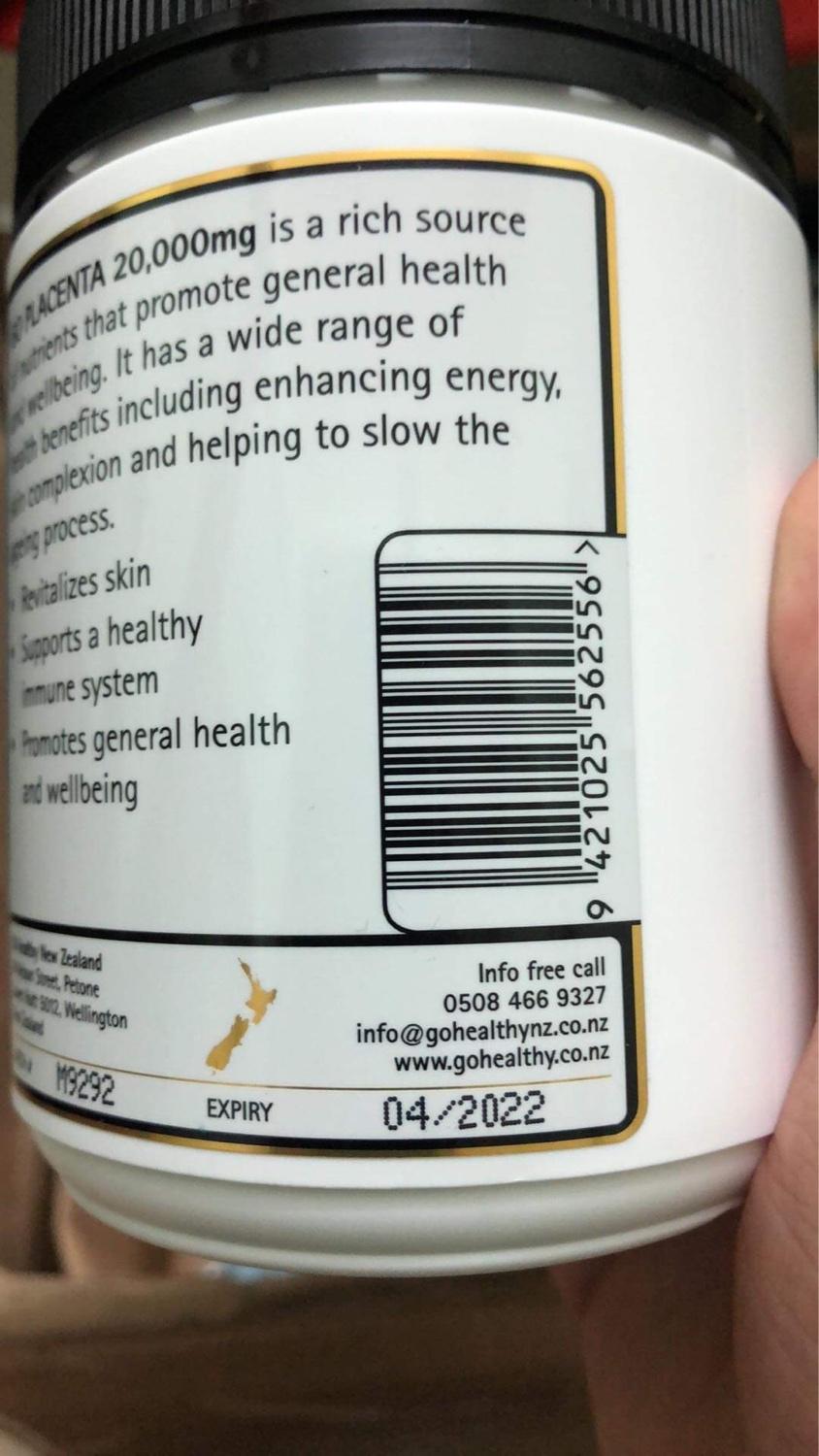 Nhau thai cừu Go Healthy 20000mg