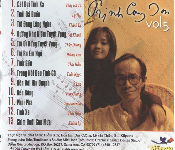 [MDCD] Bộ 4 Đĩa CD Nhạc Trịnh Công Sơn Vol 5678