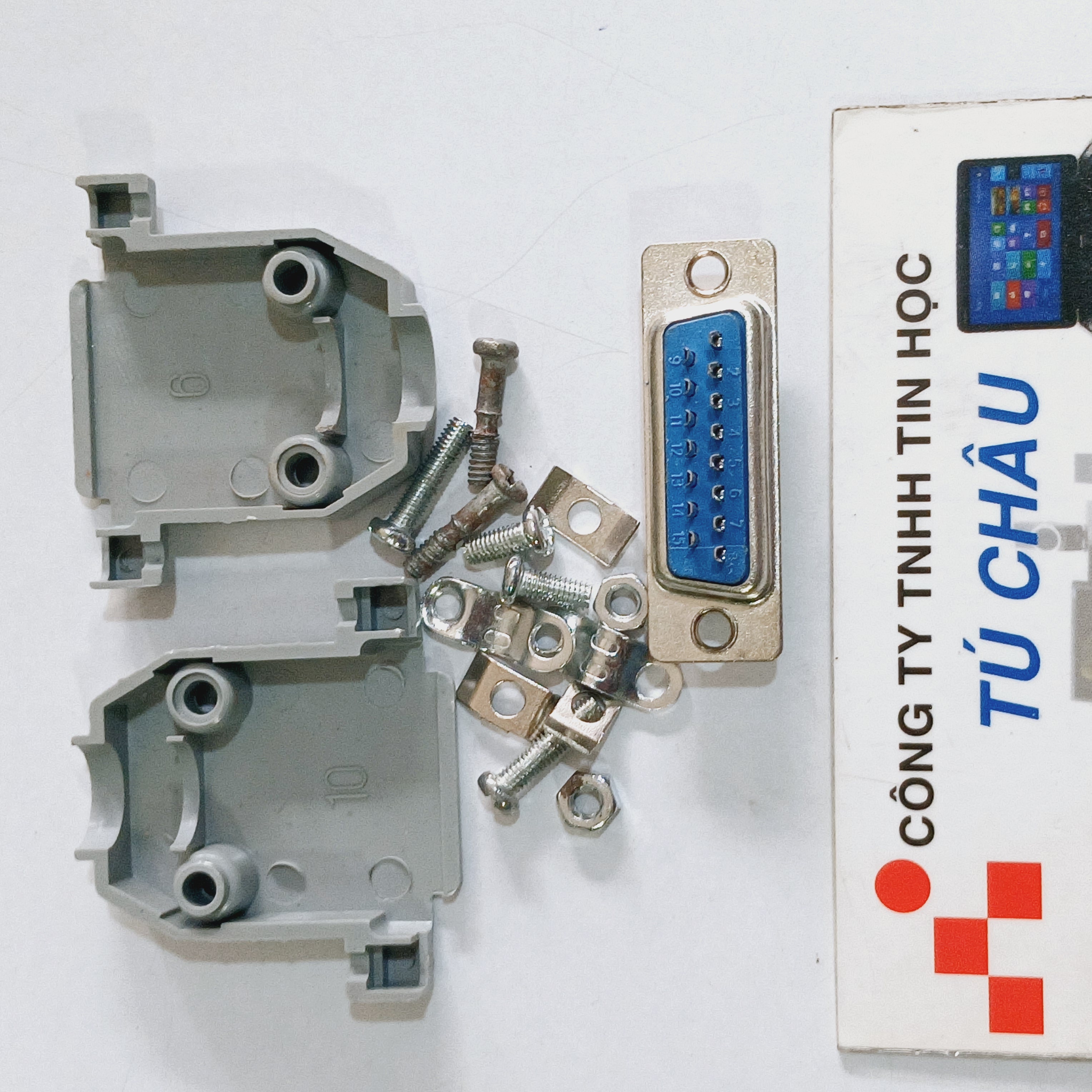 Com 15 Soldering Tip (Db15): Female Com 15 Tip (Db15F - 15m) / Male Com 15 Tip (Db15M - 15m) (Including Plastic Cover)