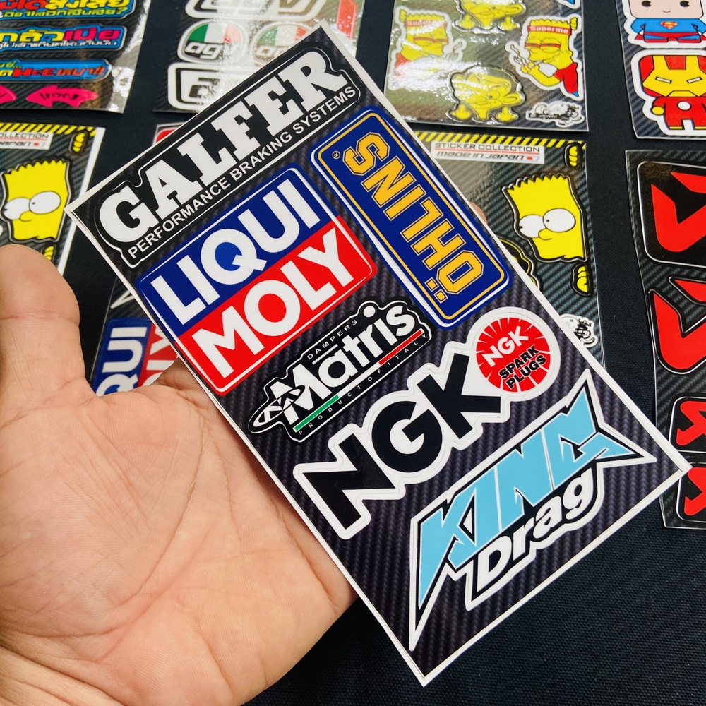 [HCM][TEM DẺO ĐEP KHÔNG TƯỞNG ] TEM DÁN XETRANG TRÍ XE NHIỀU LOGO CỰC CHẤT CỰC NGẦU (MINI TEM BEANSIMPSON)