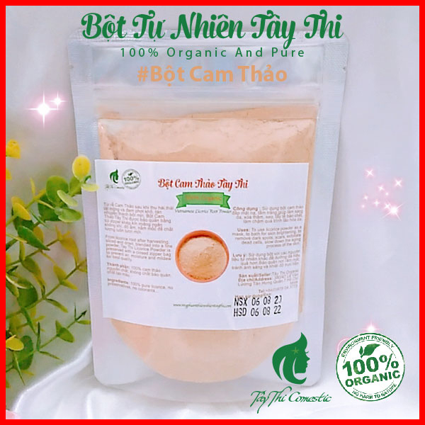Bột Cam Thảo Nguyên Chất Tây Thi Gói 100 gram