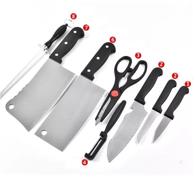 Bộ dao nhà bếp đa năng 8 món
