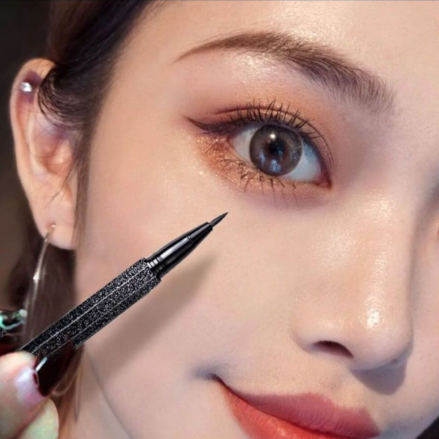Dạ Kẻ Mắt Vỏ Nhũ Lấp Lánh