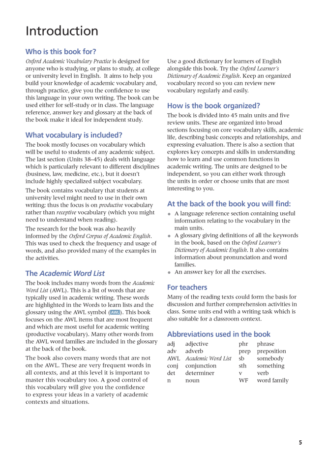 Sách Ngoại Văn - Fahasa - Oxford Academic Vocabulary Practice Lower-Intermediate B1 With Key