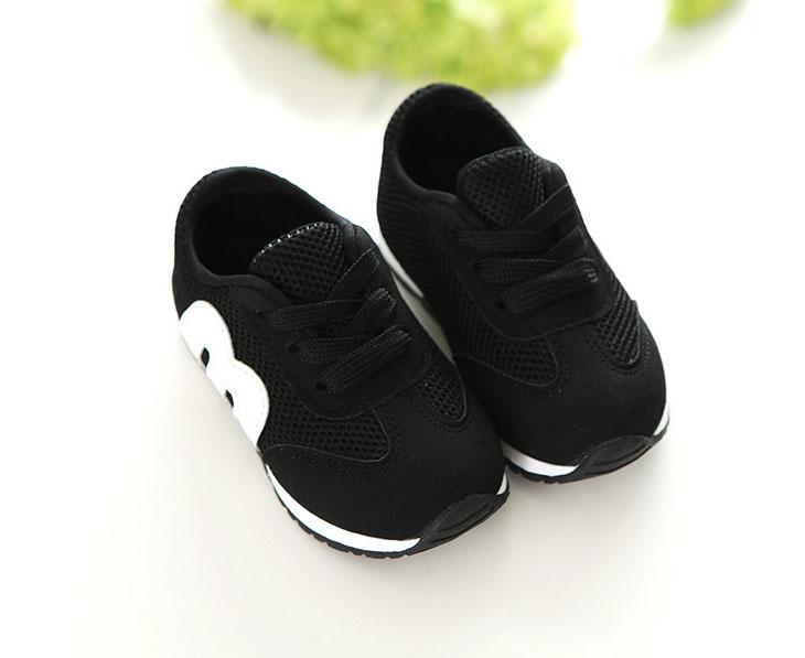 Giày thể thao bé trai thời trang RS009 (Đen) Size 21-30