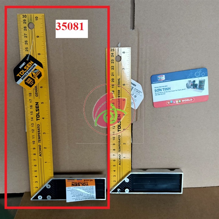 Thước góc tolsen 35081 – size: 300mm,12"