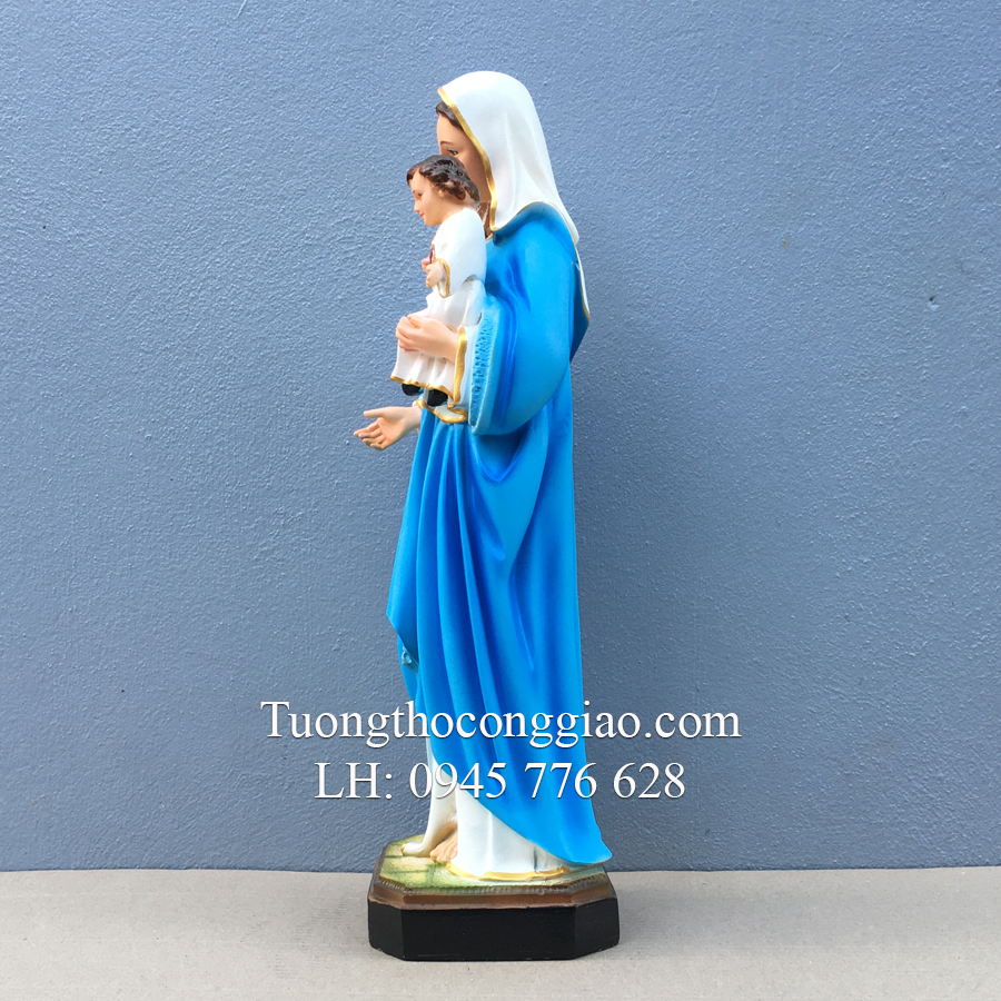 Tượng Đức Mẹ Mân Côi 50cm composite