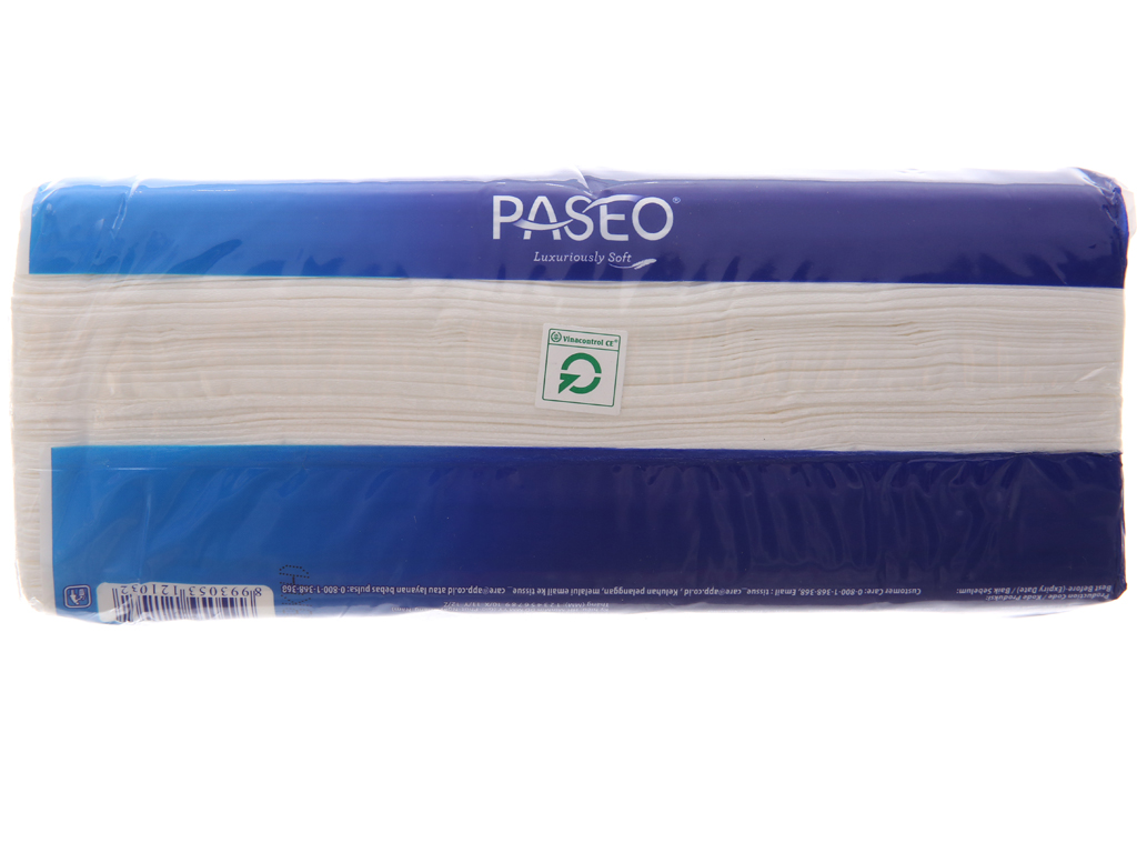 Khăn giấy Paseo 220 tờ ( hoa Hồng Trắng Vàng)