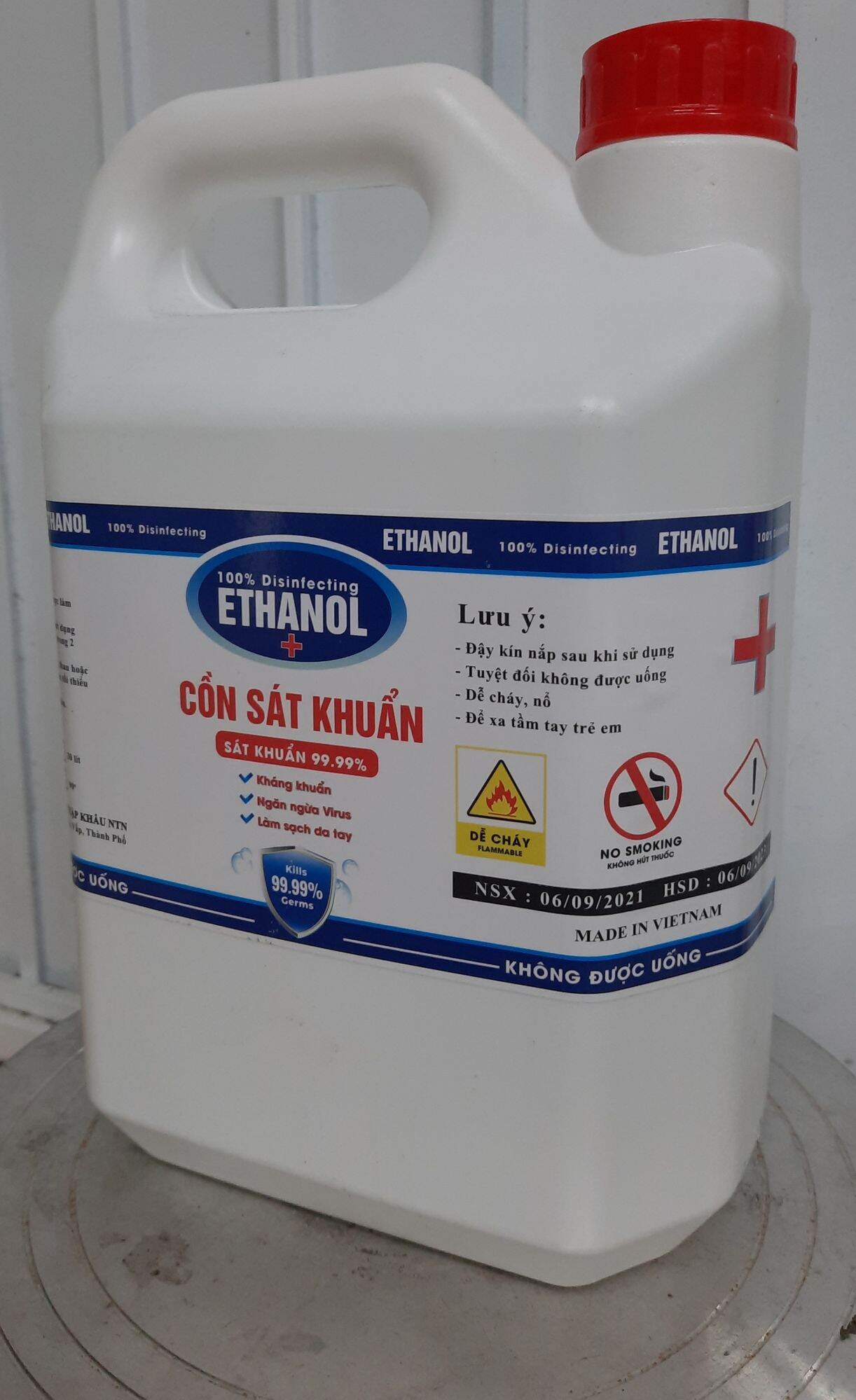 Dung Dịch Sát Khuẩn 70° can 5 lit.