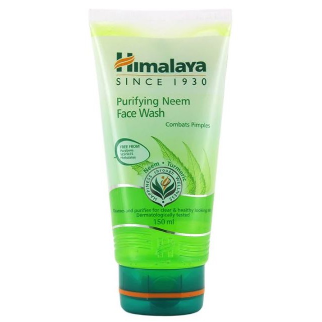 Sữa Rửa Mặt Dạng Gel Ngăn Ngừa Mụn Chiết Xuất lá Neem Himalaya Purifying Neem Face Wash