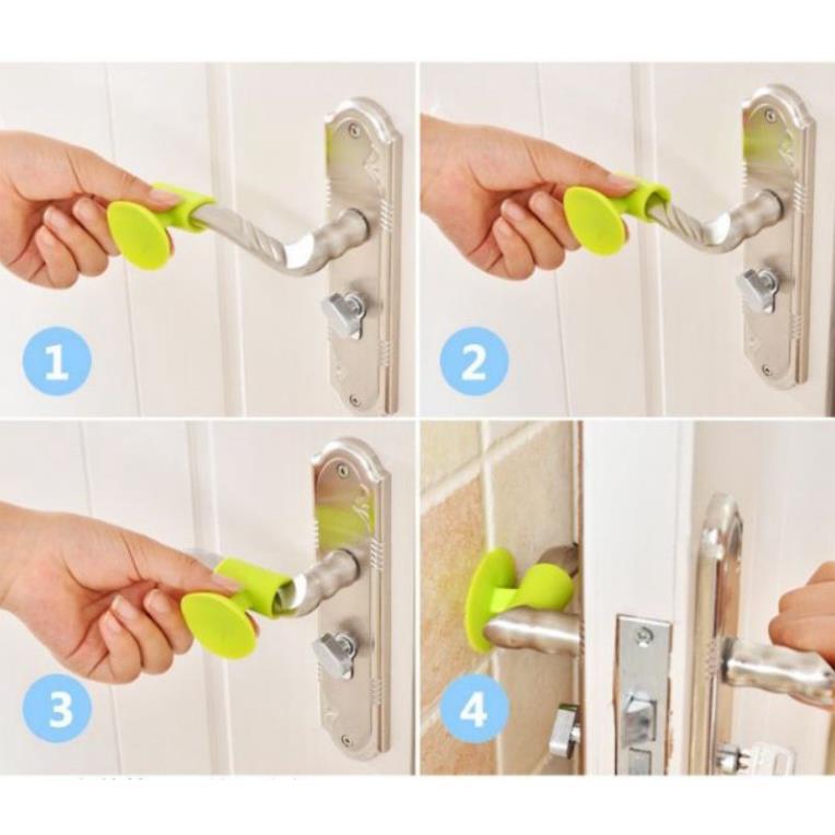 Dụng cụ hít giữ cửa silicon chống va đập