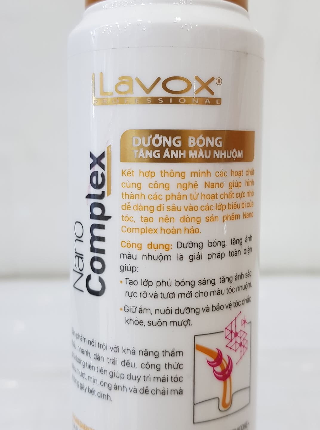 Xịt Dưỡng Tóc Bóng Mượt Cao Cấp LAVOX NANO COMPLEX 180ml