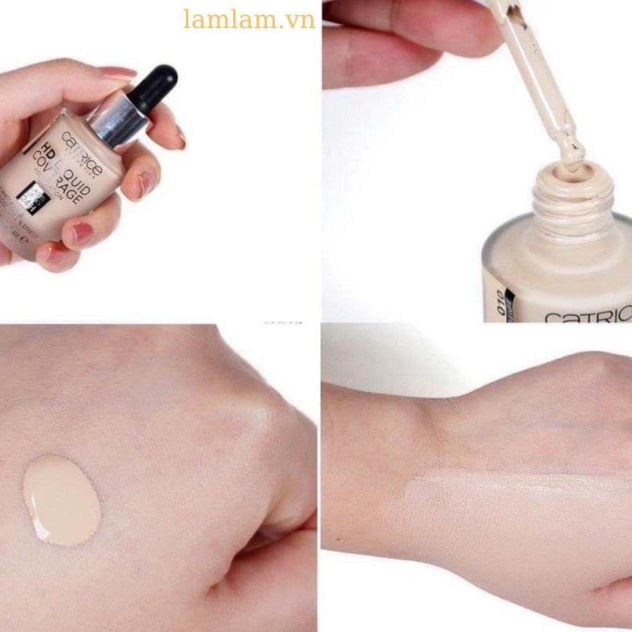 Kem Nền 24h CATRICE HD Liquid Coverage Foundation 30ml