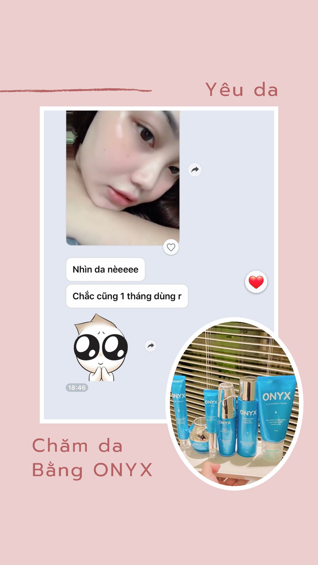 [HCM]BỘ DƯỠNG DA  6 SẢN PHẨM LỚN | ONYX COSMETICS BẢO THY