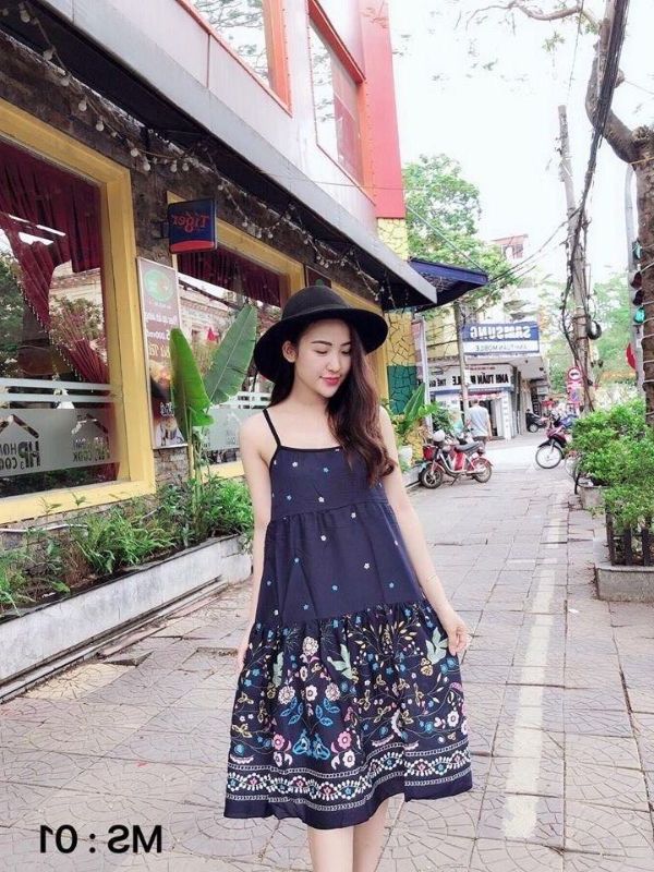 VÁY LANH BẦU DÁNG SUÔNG