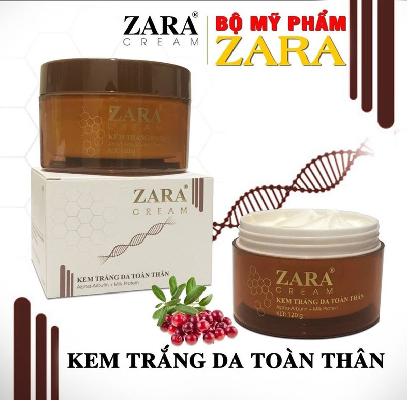 Kem Dưỡng Trắng Da Toàn Thân Zara