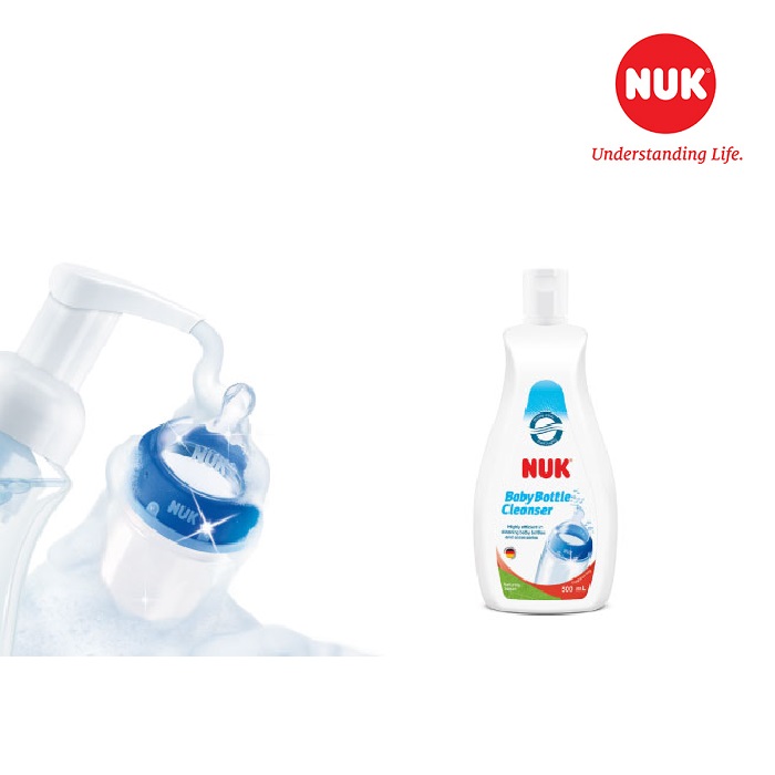 NƯỚC RỬA BÌNH SỮA NUK TÚI 750ML