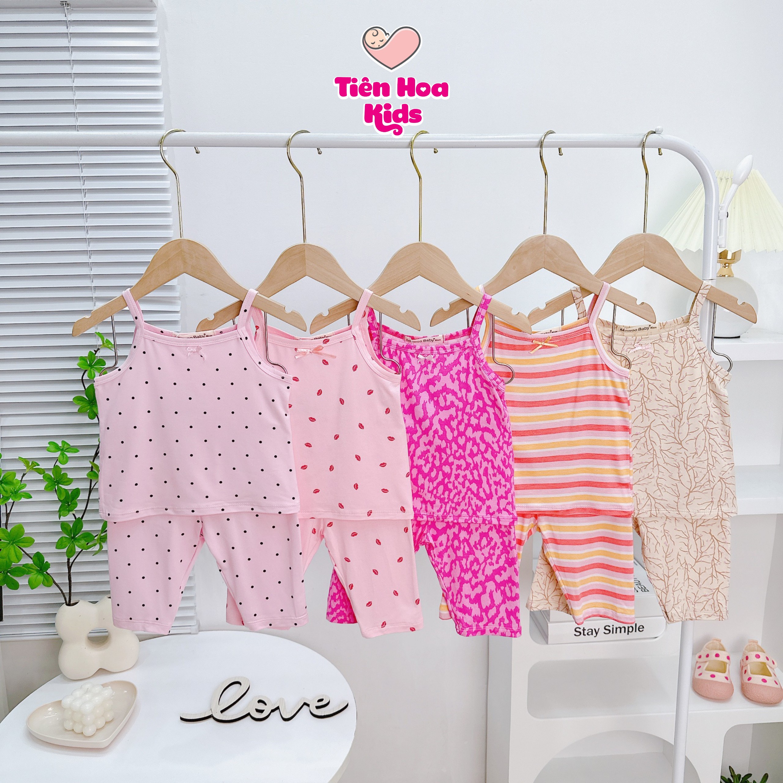 Bộ 2 Dây Quần Lửng Cotton Thun Lụa mềm mịn mát Cho Bé Gái đi học đi chơi