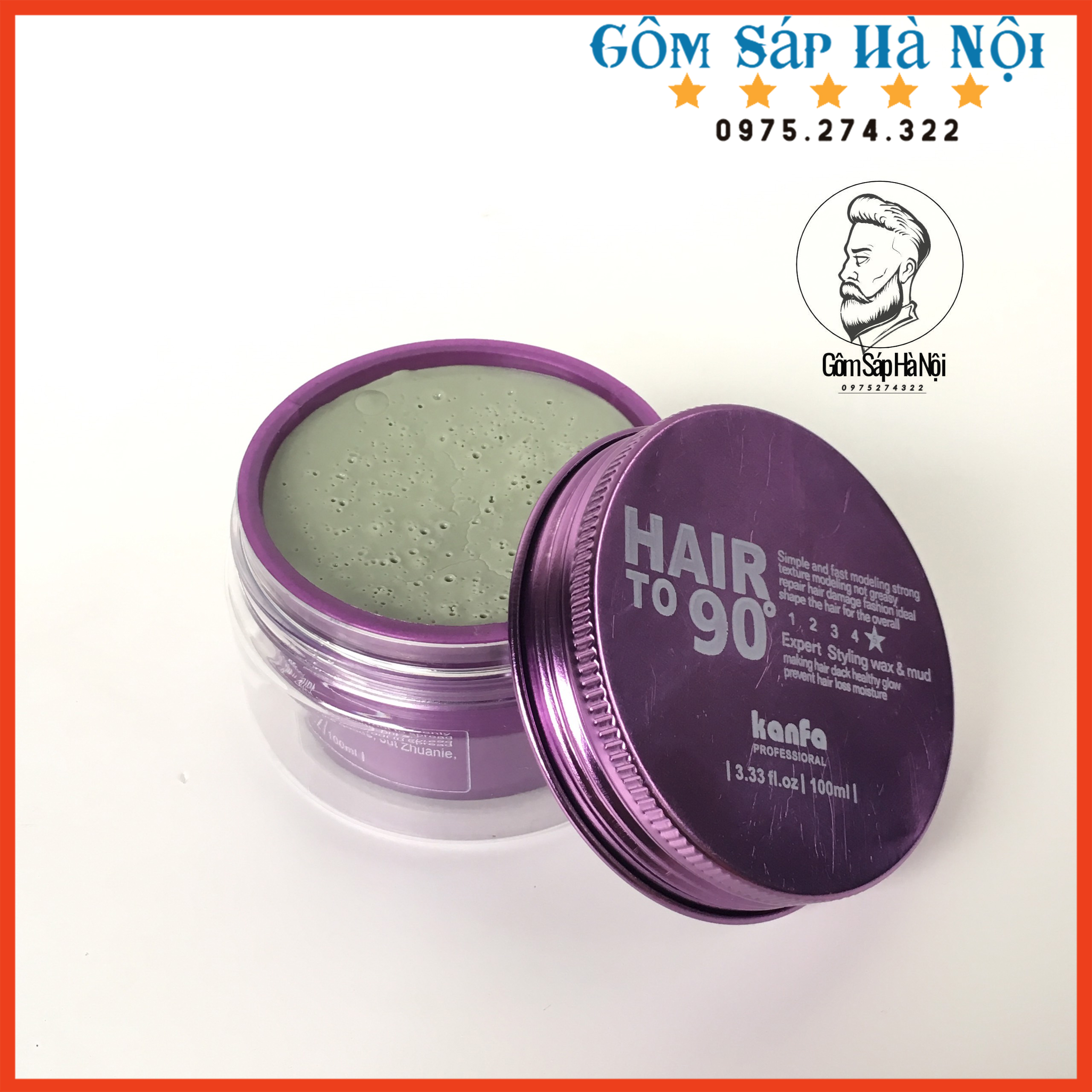 Sáp Vuốt Tóc Nam Kanfa Hair To90