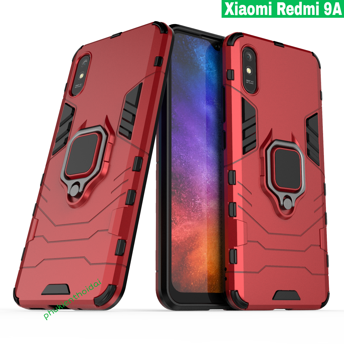 Ốp lưng Xiaomi Redmi 9A Iron Man Iring chống sốc chống va đập mạnh