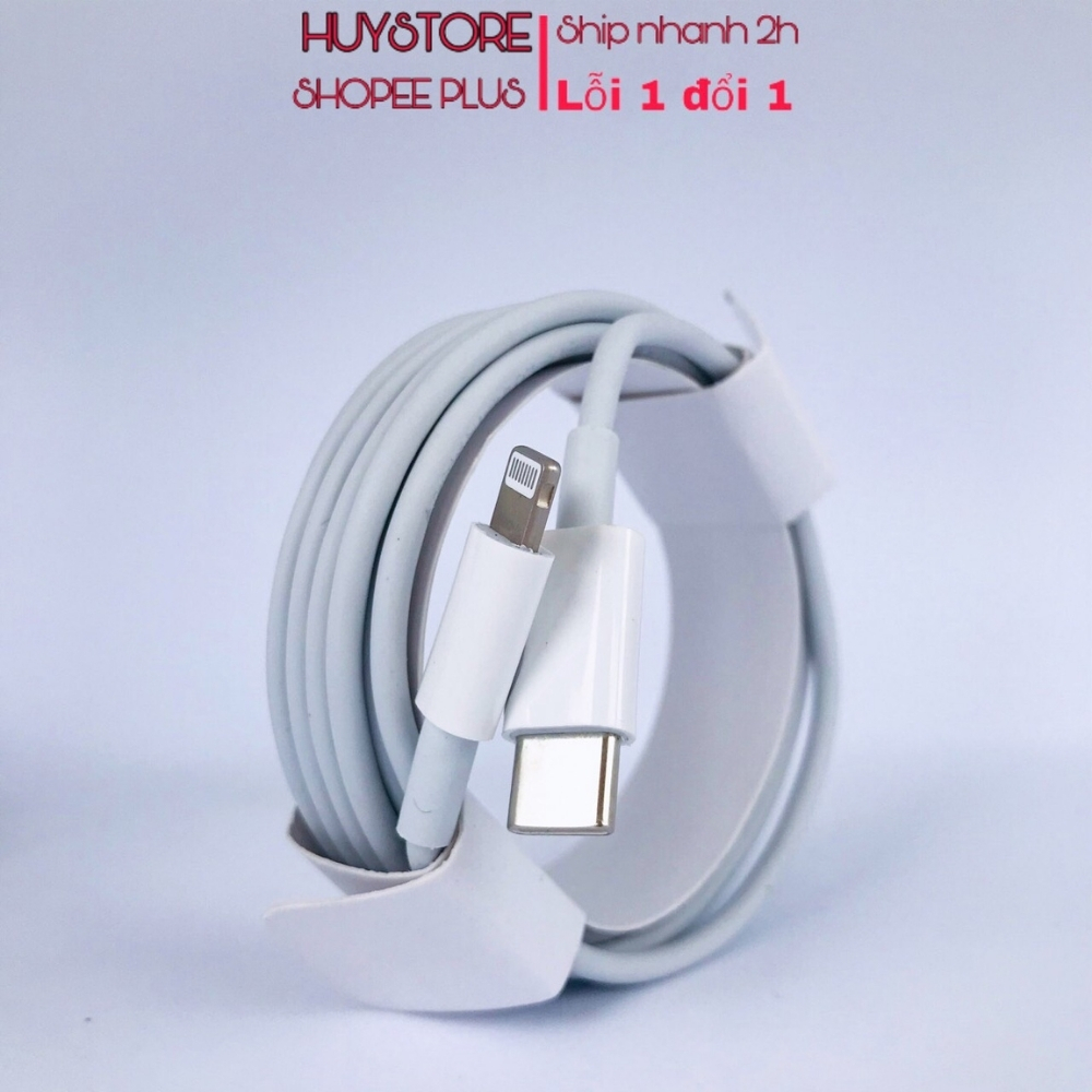 Dây sạc nhanh iphone 2m dây sạc USB Type C to Lightning
