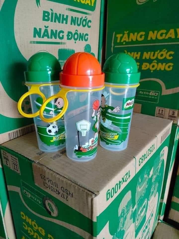 Bình nước Inochi 500ml cho bé đi học, đi chơi (Quà tặng từ Milo)