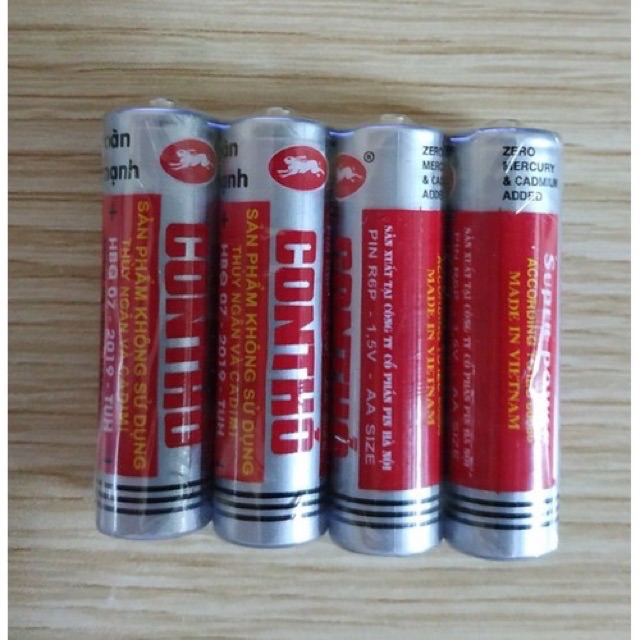 Vỉ 4 viên pin con thỏ mẫu mới