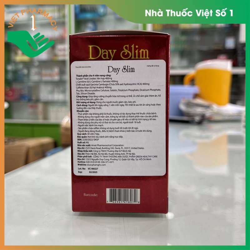 Viên uống giảm cân Day Slim