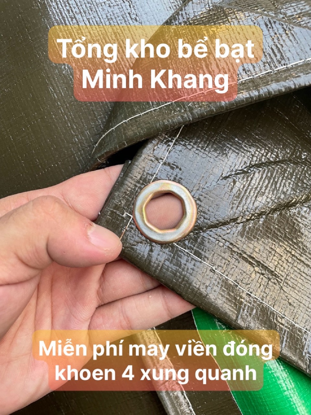 Bể bạt có van xả nuôi cá, ốc, ếch, lươn,...