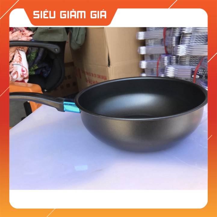 Chảo Chống Dính cao cấp Sâu Lòng Size 18cm-dùng được cho bếp từ-Chảo Gang nhỏ, chào chiên trứng