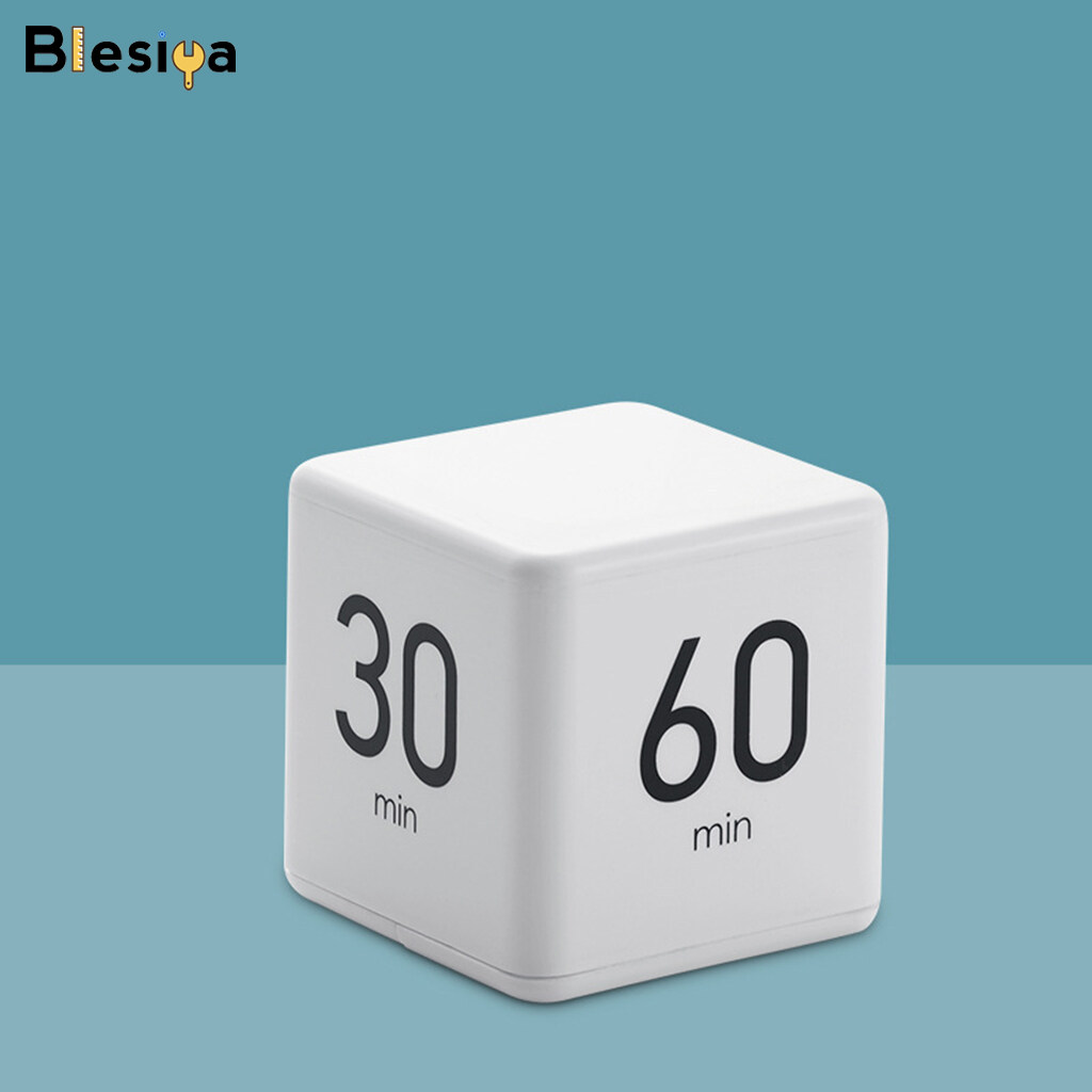 BlesiyaCube Timer Digital Timer Cooking Timer w/ LED Display