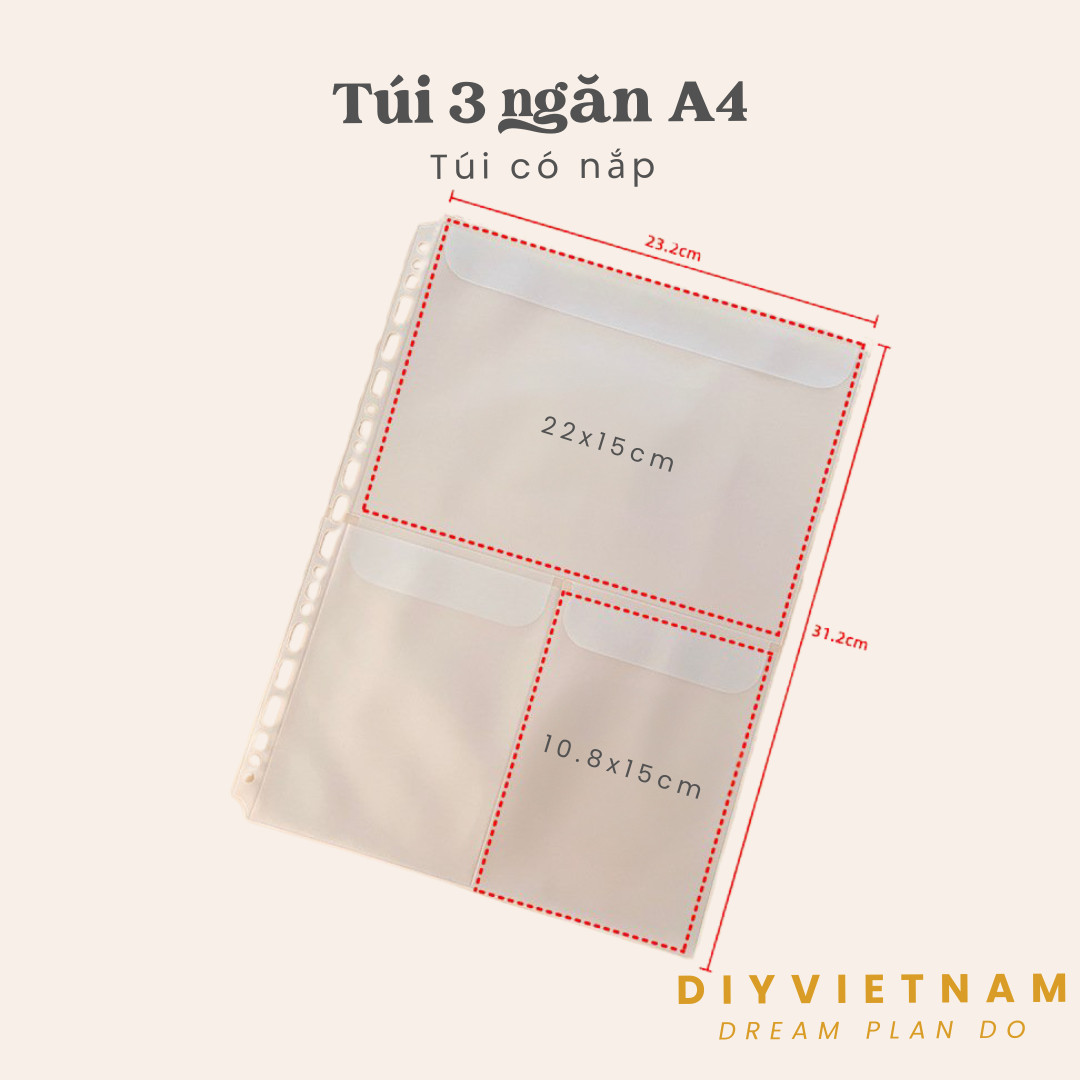 Túi đựng cho planner a5/a6