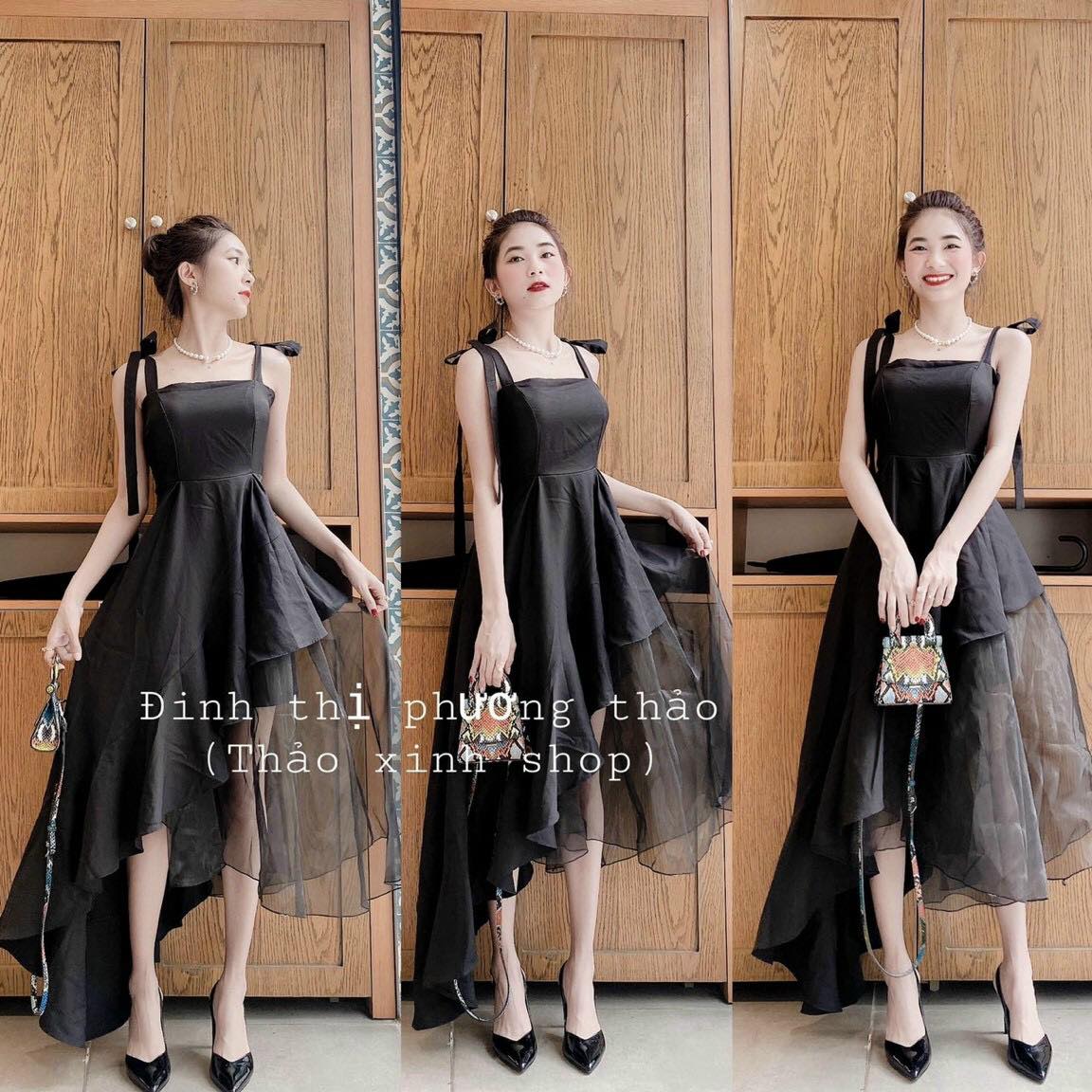 [HCM]HOT Đầm xòe 2S lụa phối voan kiếng 2 lớp cực sang chảnh ( Tặng kèm phụ kiện NB Jewerly )