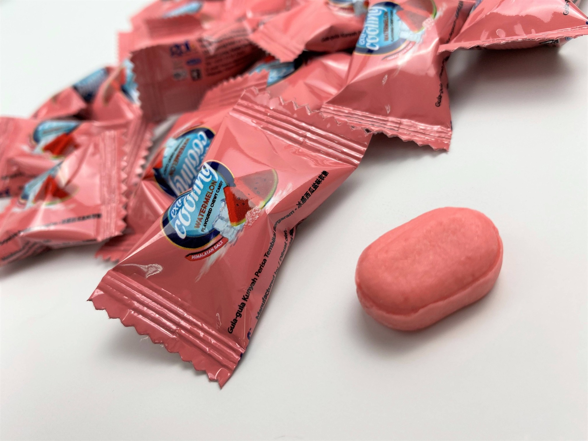 Kẹo Mềm Dưa Hấu Muối Extra Cooling - Extra Cooling WaterMelon Chewy Candy (Gói 65g)