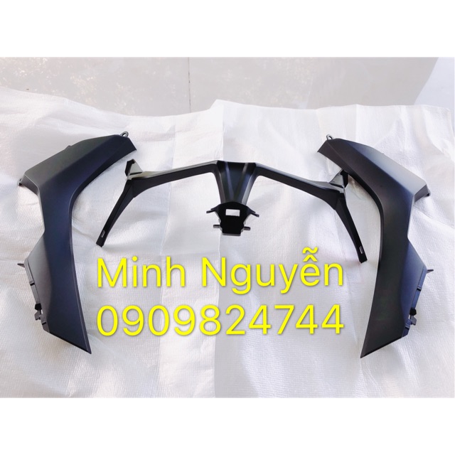 Co bửng và gọng pha đèn Vario click đời 2018 tới nay màu đen nhám