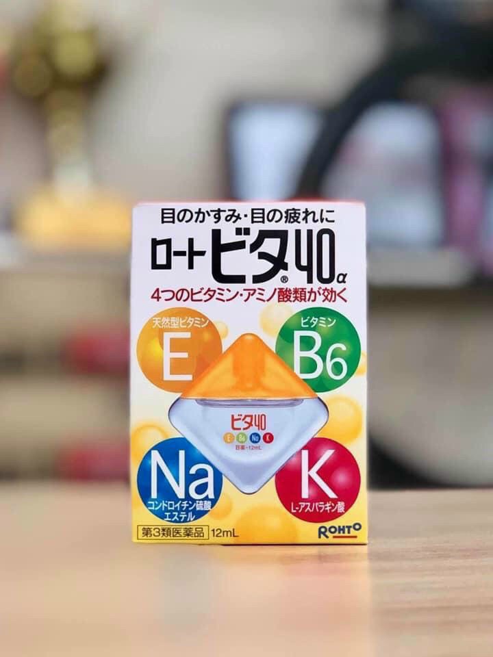 Nước nhỏ mắt ngăn mỏi mắt Rotho Nhật